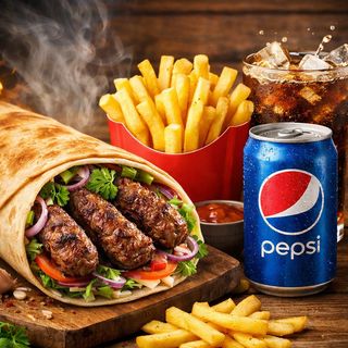 MENU PANINO KAFTA (carne di manzo)