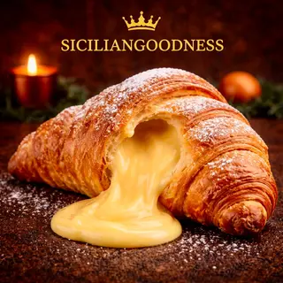 Cornetto alla Crema Pasticcera