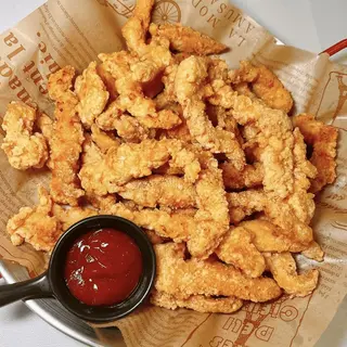 56 Striscioline di pollo disossate fritte