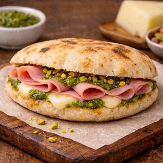 Puccia Mortadella e Caciocavallo