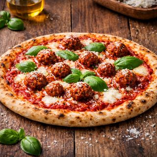 Pizza Polpette al Sugo