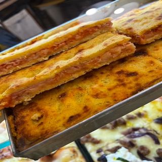 Focaccia Pitta di Patate Cotto e Formaggio