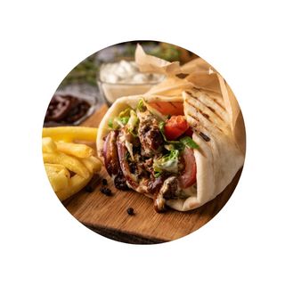 Cheddar beef melt shawarma