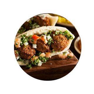 Falafel garden wrap