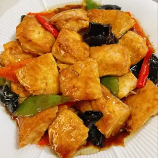 tofu saltato家常豆腐