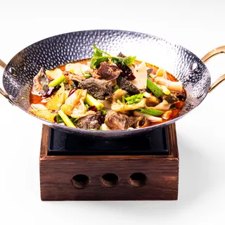 Scodella di frattaglie di agnello干锅羊杂
