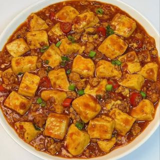 tofu saltato piccante麻辣豆腐