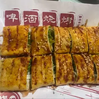 involtino di tofu豆腐干菜卷