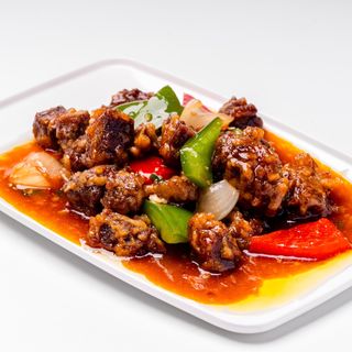 Brisket di manzo saltato croccante焦溜胸口