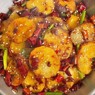 scodella di fette di patate干锅土豆片
