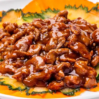 Filietto di agnello saltato con soia e zucchero它似蜜