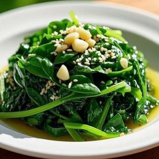 spinaci saltato con aglio清炒菠菜