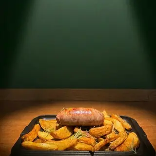 Salsiccia di maiale con patate