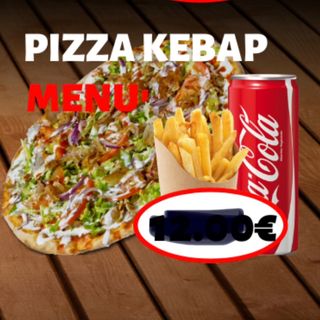 Menu pizza kebap