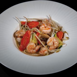 265 gamberi con verdure