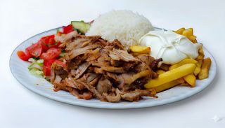 Kebab patate