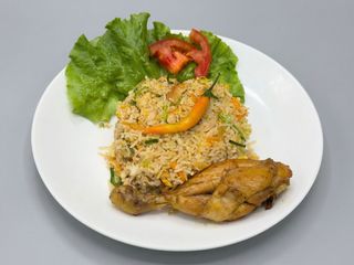 Riso al pollo piccante