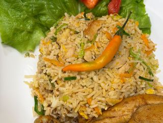 Riso al pollo piccante