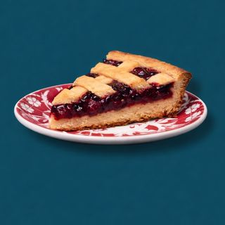 Fetta Crostata Ciliegia