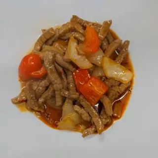 Vitello in salsa piccante