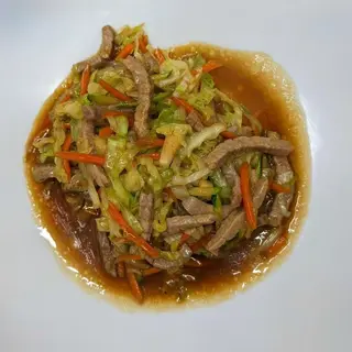 Vitello con verdura mista