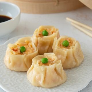 Ravioli di gamberi al vapore 4 pezzi