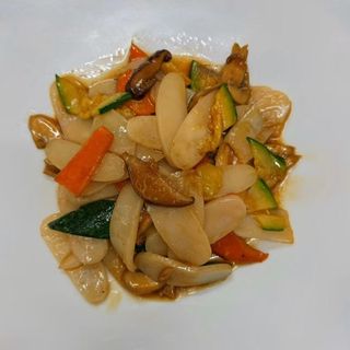 Gnocchi di riso con pollo e verdura