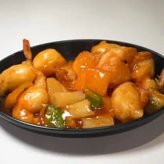 Gamberetti in agrodolce