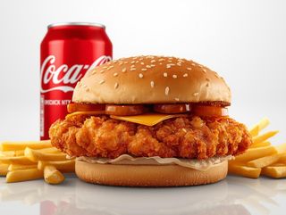 Menu Chicken Cheese Burger