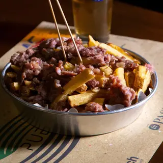 Patate con cotechino sbriciolato