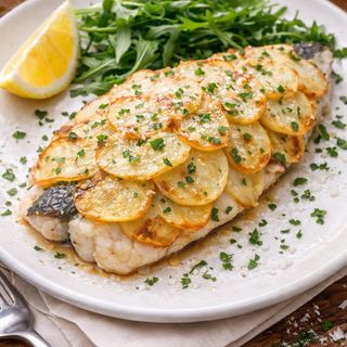 Filetto di orata in crosta di patate