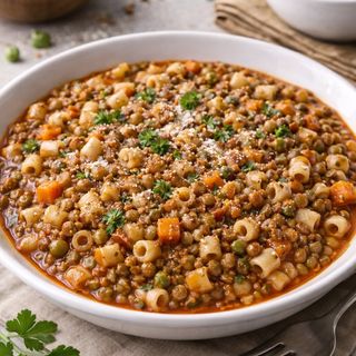 Pasta e lenticchie