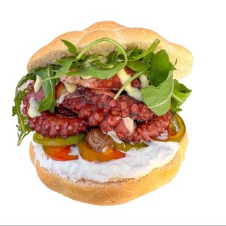 Panino polpo grigliato