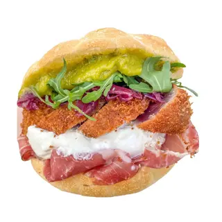 Panino cotoletta di tonno