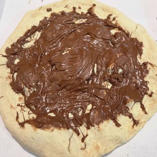Pizza con Nutella 