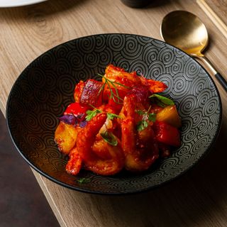 GAMBERI SALTATI CON SALSA PICCANTE  香辣炒虾