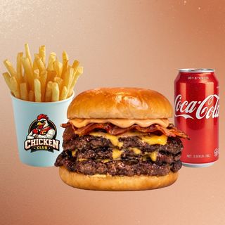 Triple Smash Burger - Menù