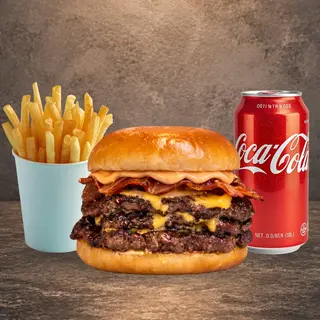Triple Smash Burger - Menù