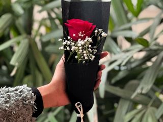 Single flower bouquet