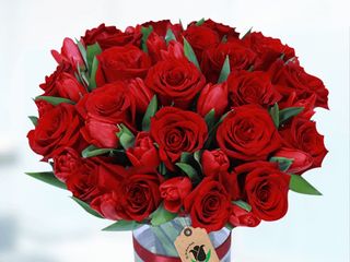 Vibrant Valentines day bouquet