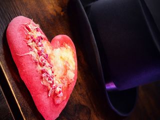 Crudo pesto di rucola e grana