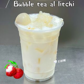 Bubble tea al litchi medium