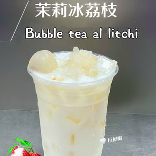 Bubble tea al litchi large