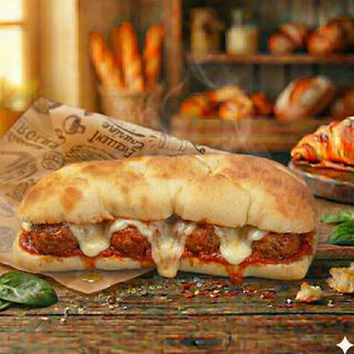 Panino Polpette al ragu'