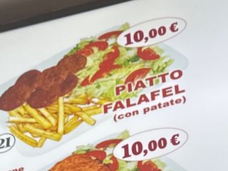 Piatto falafel