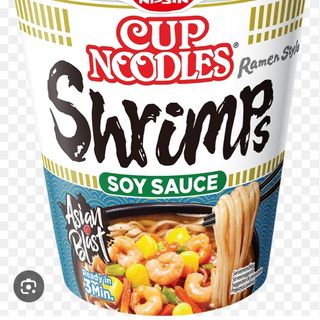 Nissin Cup Noodles al gusto di gamberi e salsa di soia-63gm