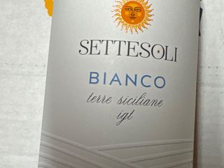 Vino bianco settesoli terre di Sicilia