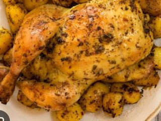 Pollo arrosto con patate