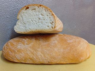 Pane casareccio senza sale  350 gr