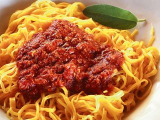 Tagliolini al ragù di carne
